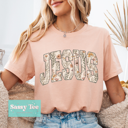 JESUS FLORAL VINTAGE **Preorder/Restock Ships in 5-10 biz days**