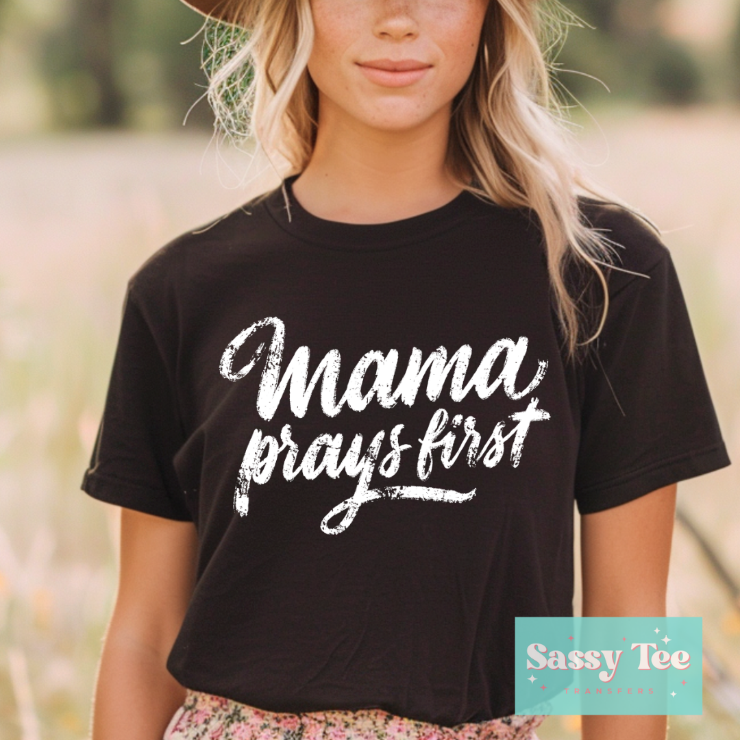 MAMA PRAYS FIRST WHITE VINTAGE **Preorder/Restock Ships in 5-10 biz days**
