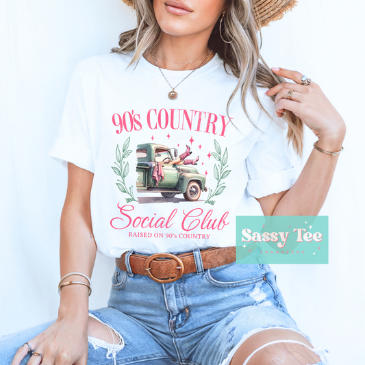 90'S COUNTRY SOCIAL CLUB **Preorder, Ships in 5-14 biz days**