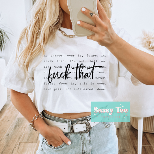 F' THAT **Preorder/Restock Ships in 5-10 biz days**