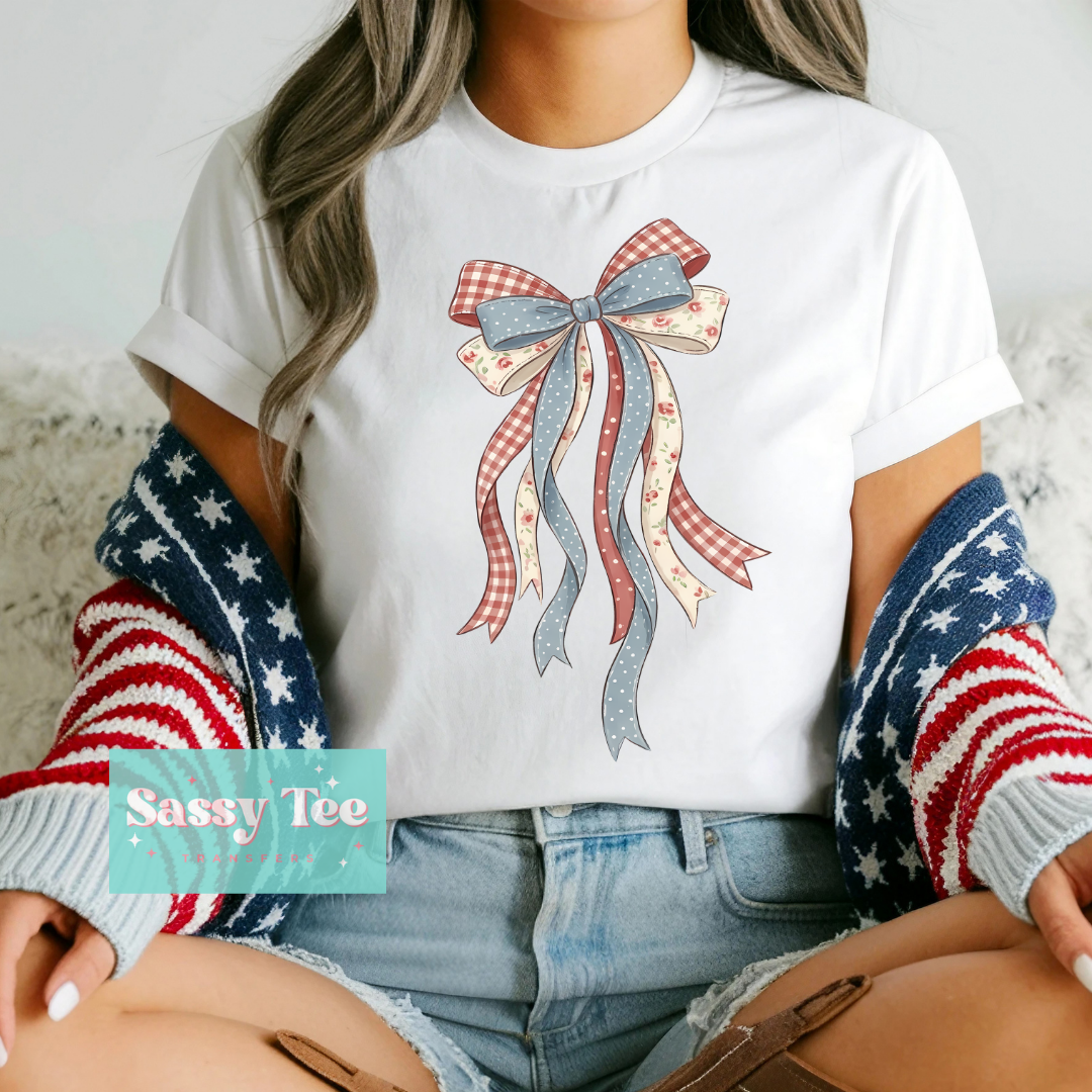 AMERICA BOW RIBBONS **Preorder/Restock Ships in 5-10 biz days**