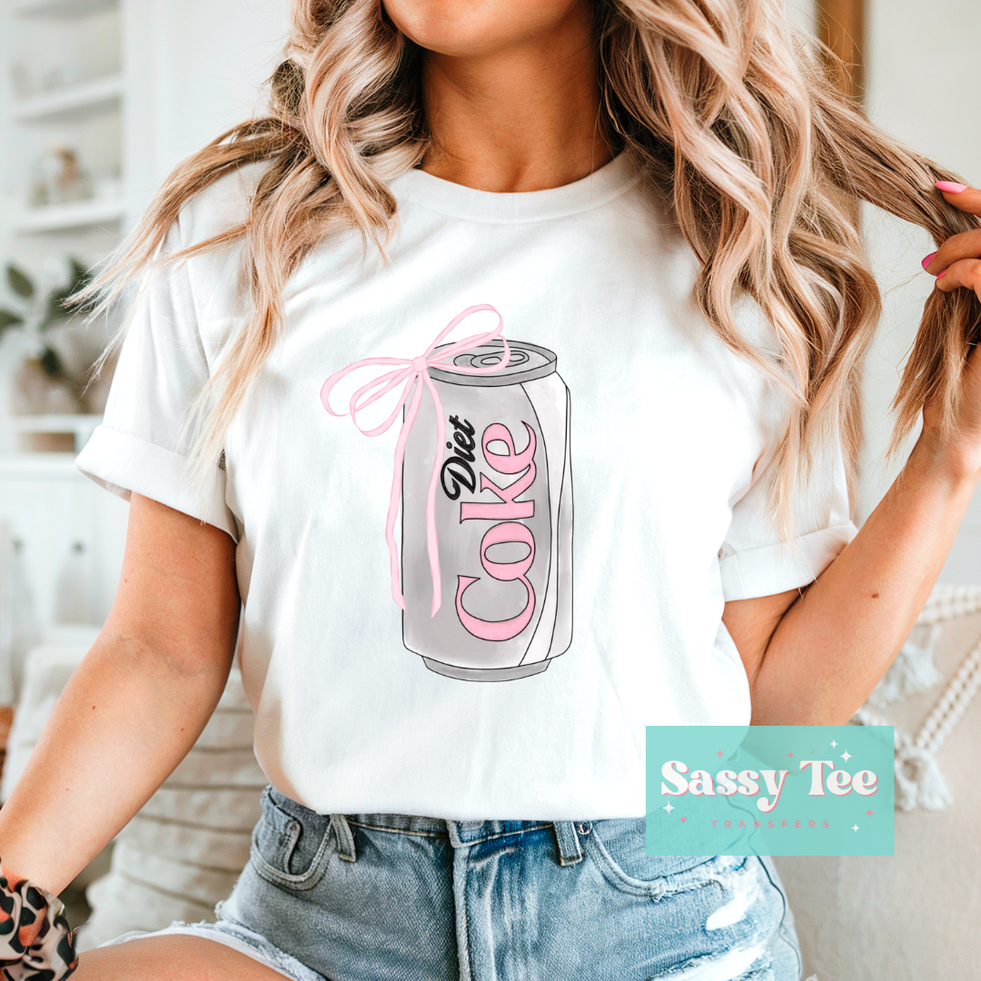 DIET COKE PINK CAN BOW **Preorder/Restock Ships in 5-10 biz days**