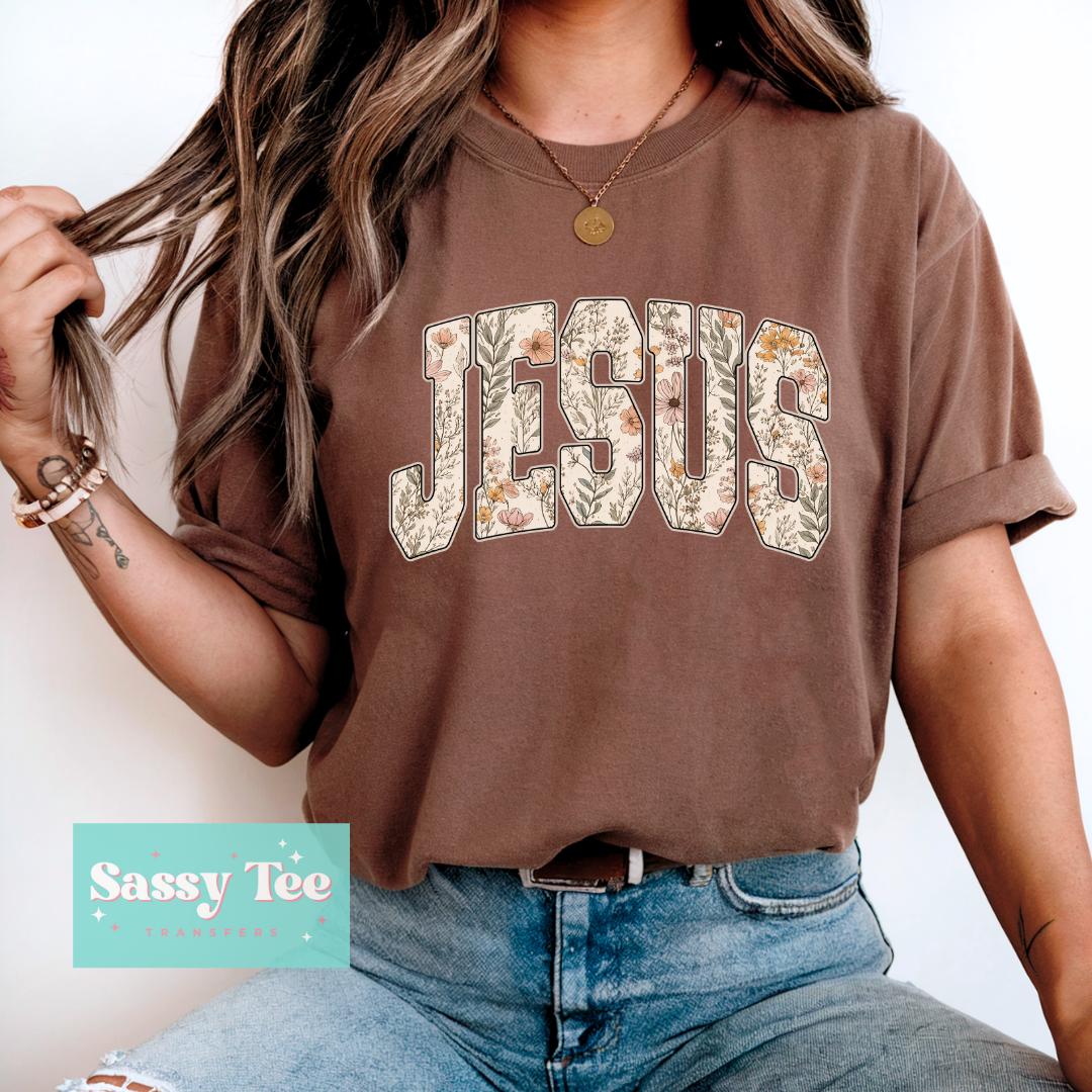 JESUS FLORAL VINTAGE **Preorder/Restock Ships in 5-10 biz days**