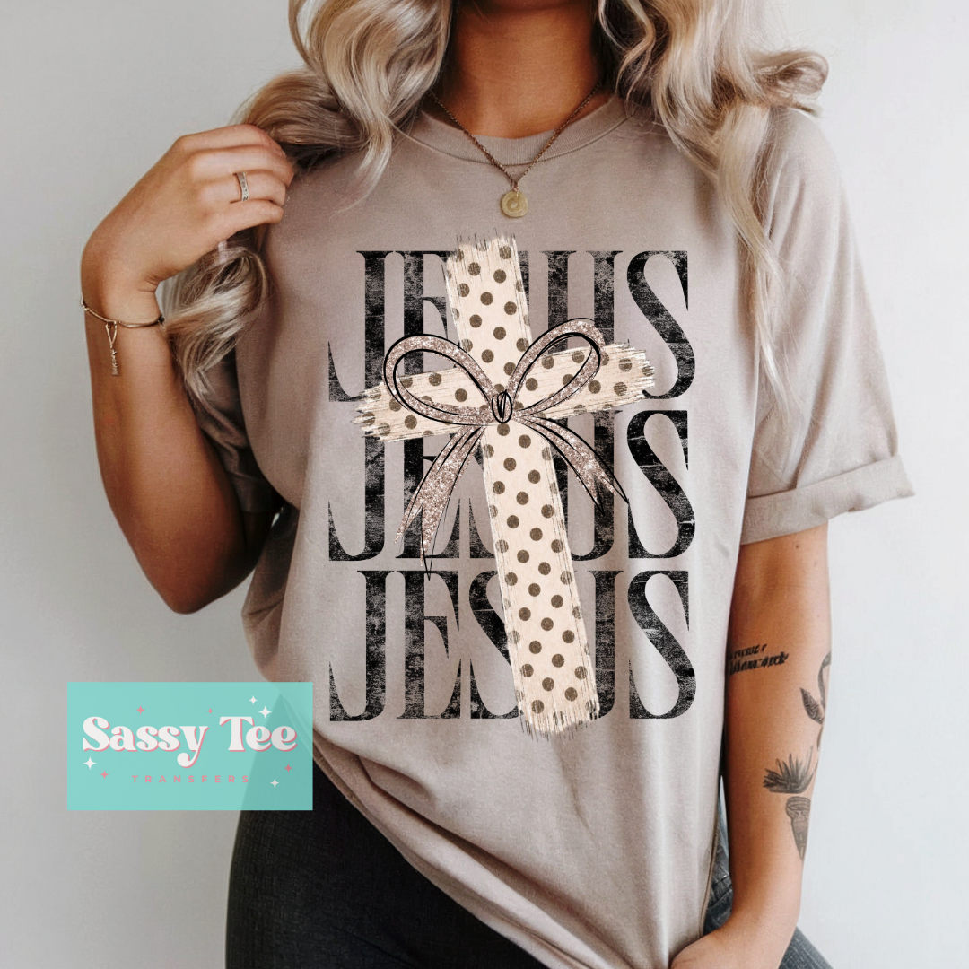 JESUS CROSS BOW **Preorder/Restock Ships in 5-10 biz days**