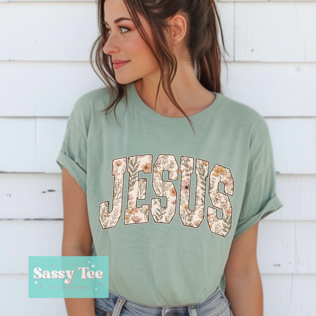 JESUS FLORAL VINTAGE **Preorder/Restock Ships in 5-10 biz days**