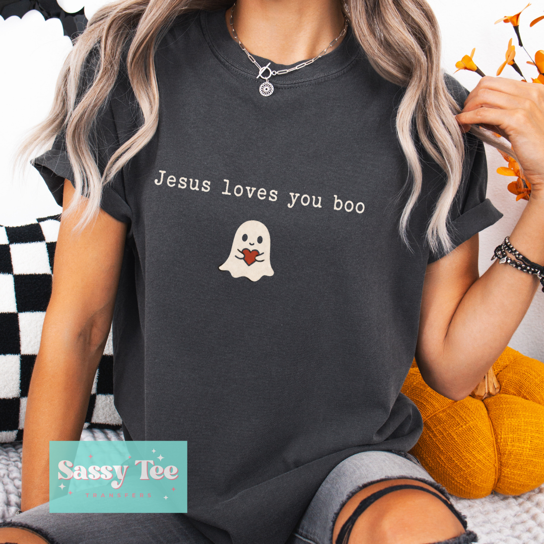 JESUS LOVES YOU BOO GHOST **Preorder/Restock Ships in 5-10 biz days**