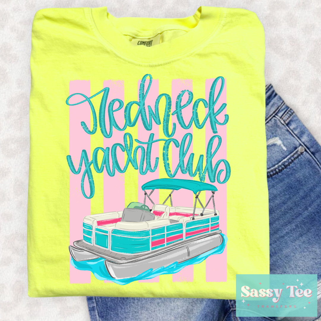 REDNECK YACHT CLUB PREPPY VIRAL STRIPES **Preorder/Restock Ships in 5-10 biz days**
