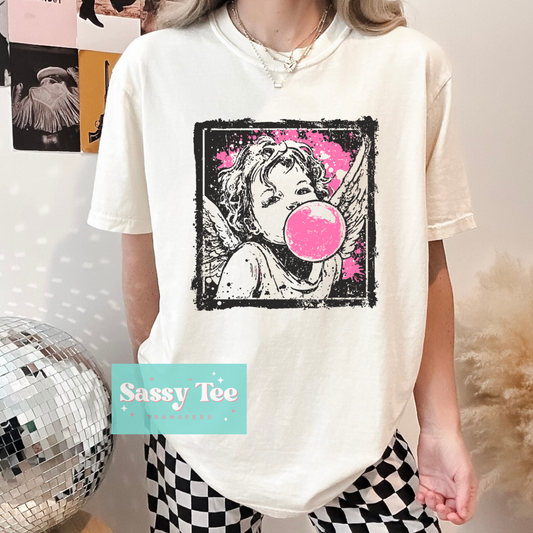 RETRO CUPID BUBBLEGUM BLACK FRAME **Preorder/Restock Ships in 5-10 biz days**