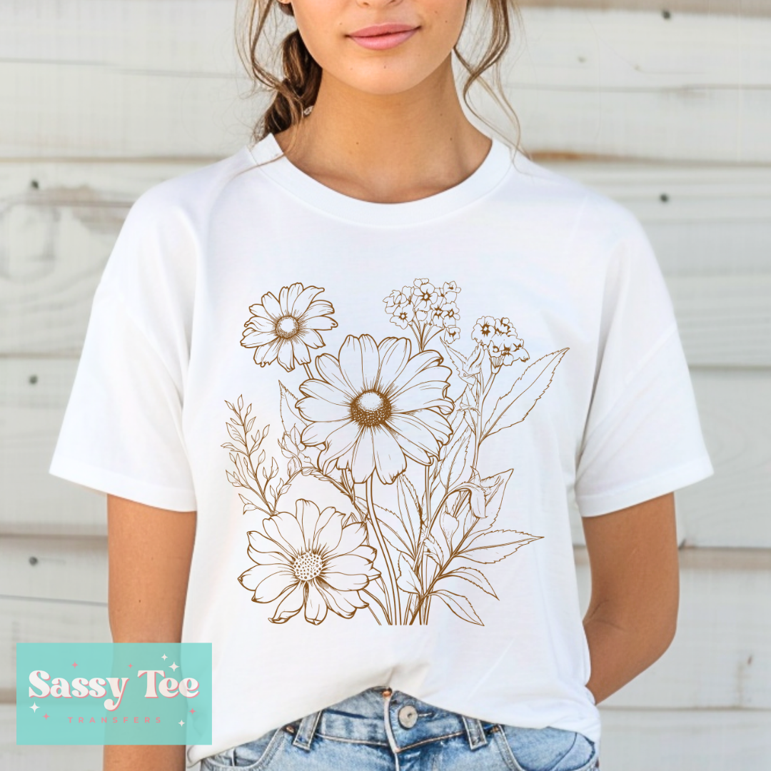 WILDFLOWERS BROWN **Preorder/Restock Ships in 5-10 biz days**