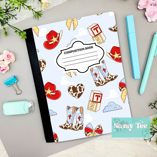 TOYS BLUE SKY BOW Peel + Stick Notebook Cover SET