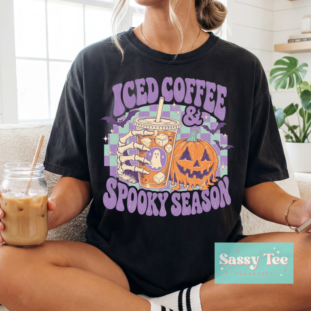 ICED COFFEE SPOOKY SEASON PURPLE **Preorder/Restock Ships in 5-10 biz days**