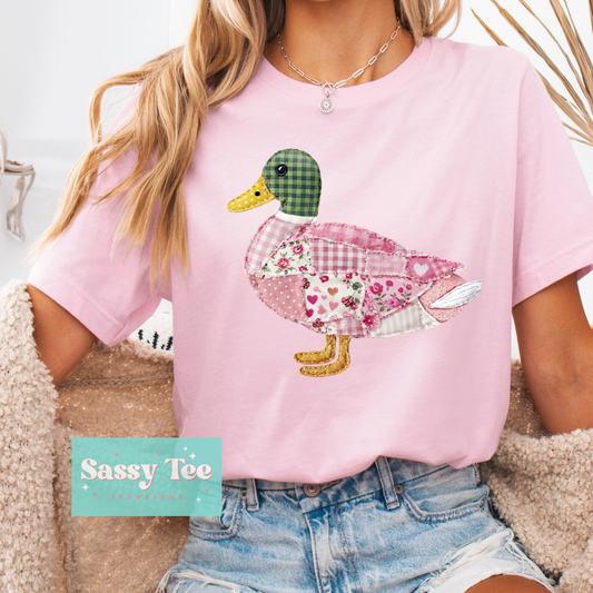 DUCK PINK PATCHWORK **Preorder/Restock Ships in 5-10 biz days**