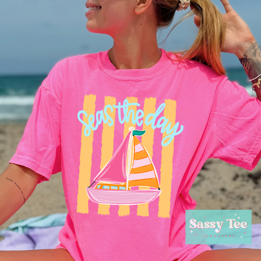 SEAS THE DAY PREPPY VIRAL STRIPES **Preorder/Restock Ships in 5-10 biz days**