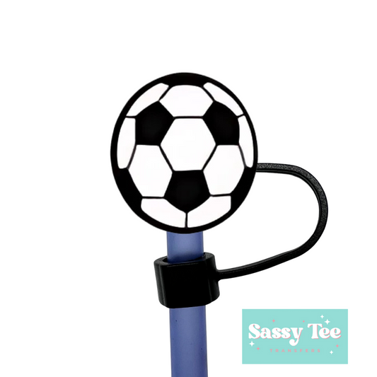 SOCCER STRAW TOPPER