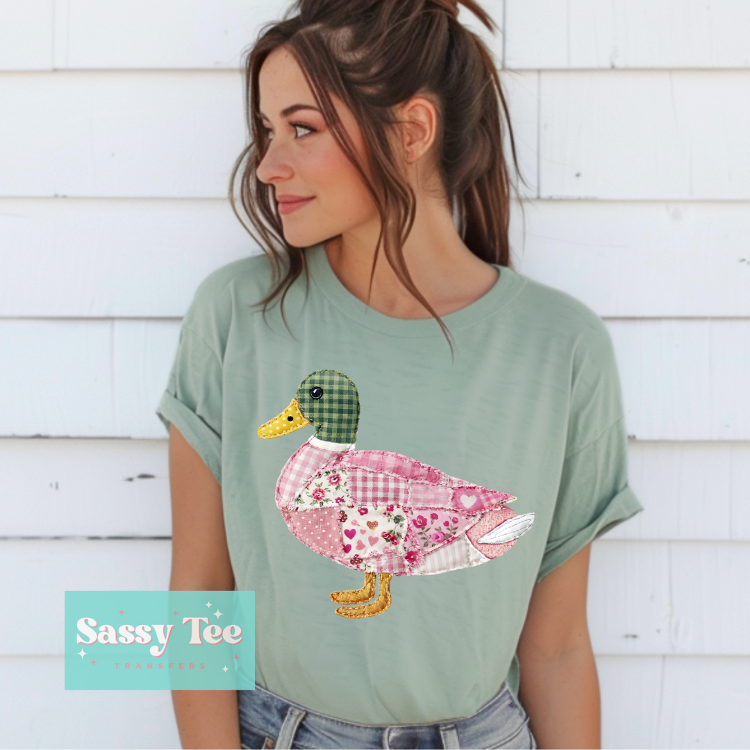 DUCK PINK PATCHWORK **Preorder/Restock Ships in 5-10 biz days**