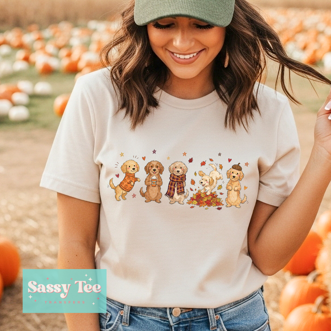 GOLDEN FALL PUPS AUTUMN **Preorder/Restock Ships in 5-10 biz days**