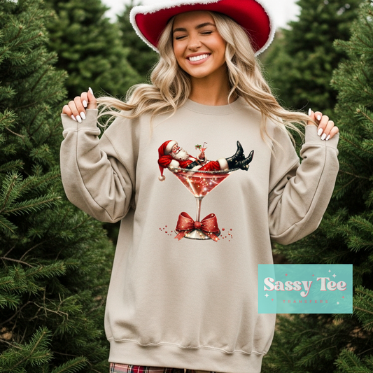 SANTA MARTINI BOW **Preorder/Restock Ships in 5-10 biz days**