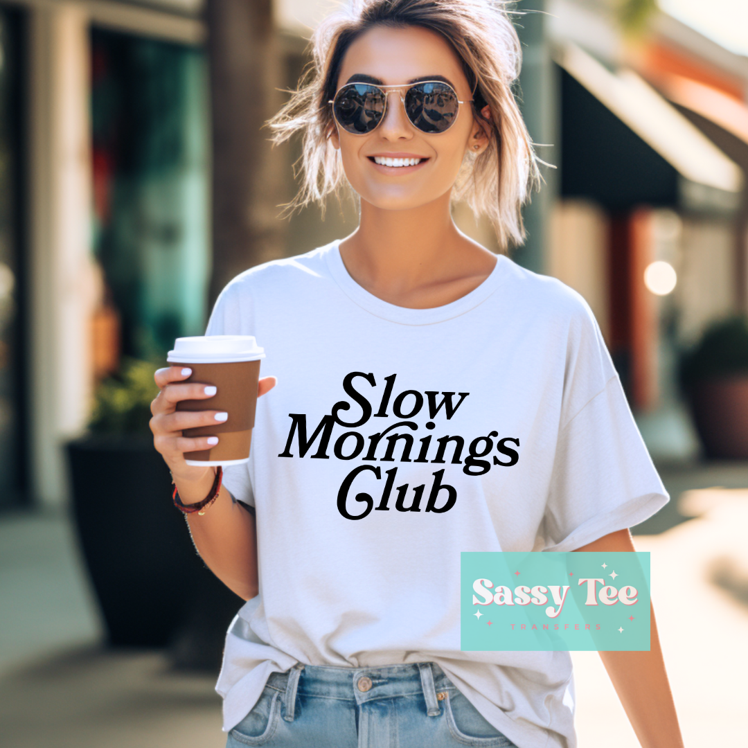 SLOW MORNINGS CLUB **Preorder, Estimated Start Shipping 1/15**