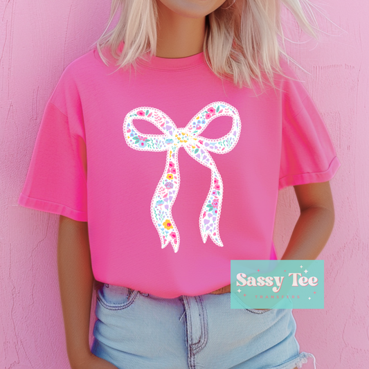 BOW SPRING FLORAL PASTEL **Preorder Ships in 5-10 biz days**