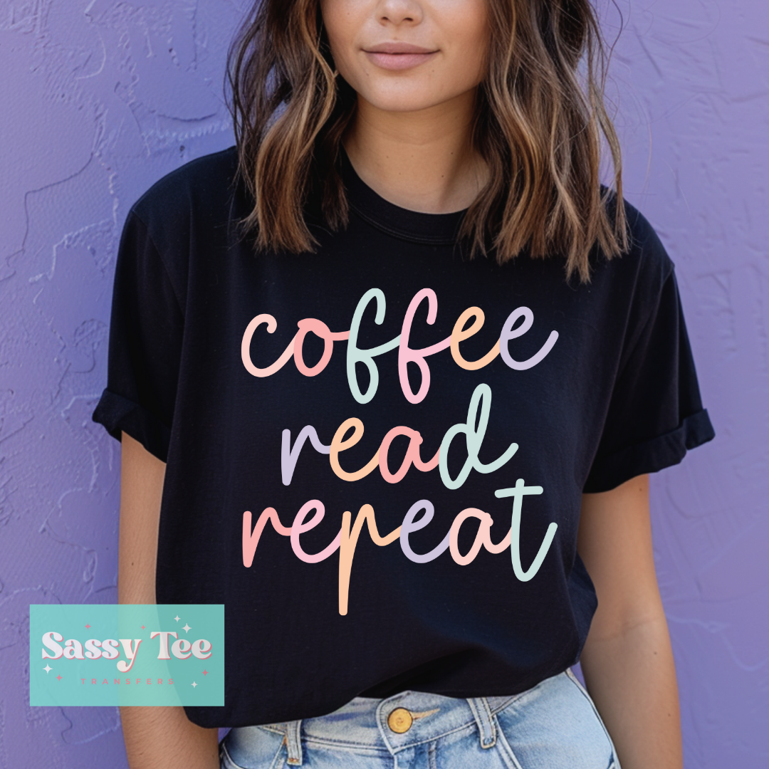 COFFEE READ REPEAT PASTELS **Preorder/Restock Ships in 5-10 biz days**