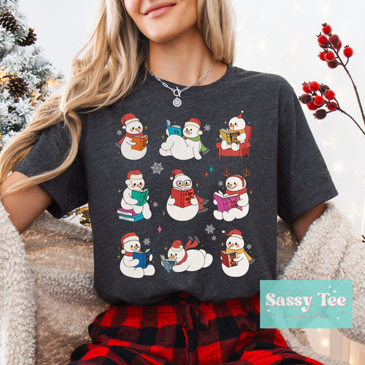 READING SNOWMEN BOOKS CHRISTMAS **Preorder/Restock Ships in Est. 5-10 biz days**