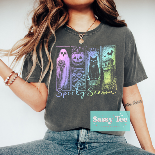 SPOOKY SEASON ART PASTEL For Darker Colors **Preorder/Restock Ships in 5-10 biz days**