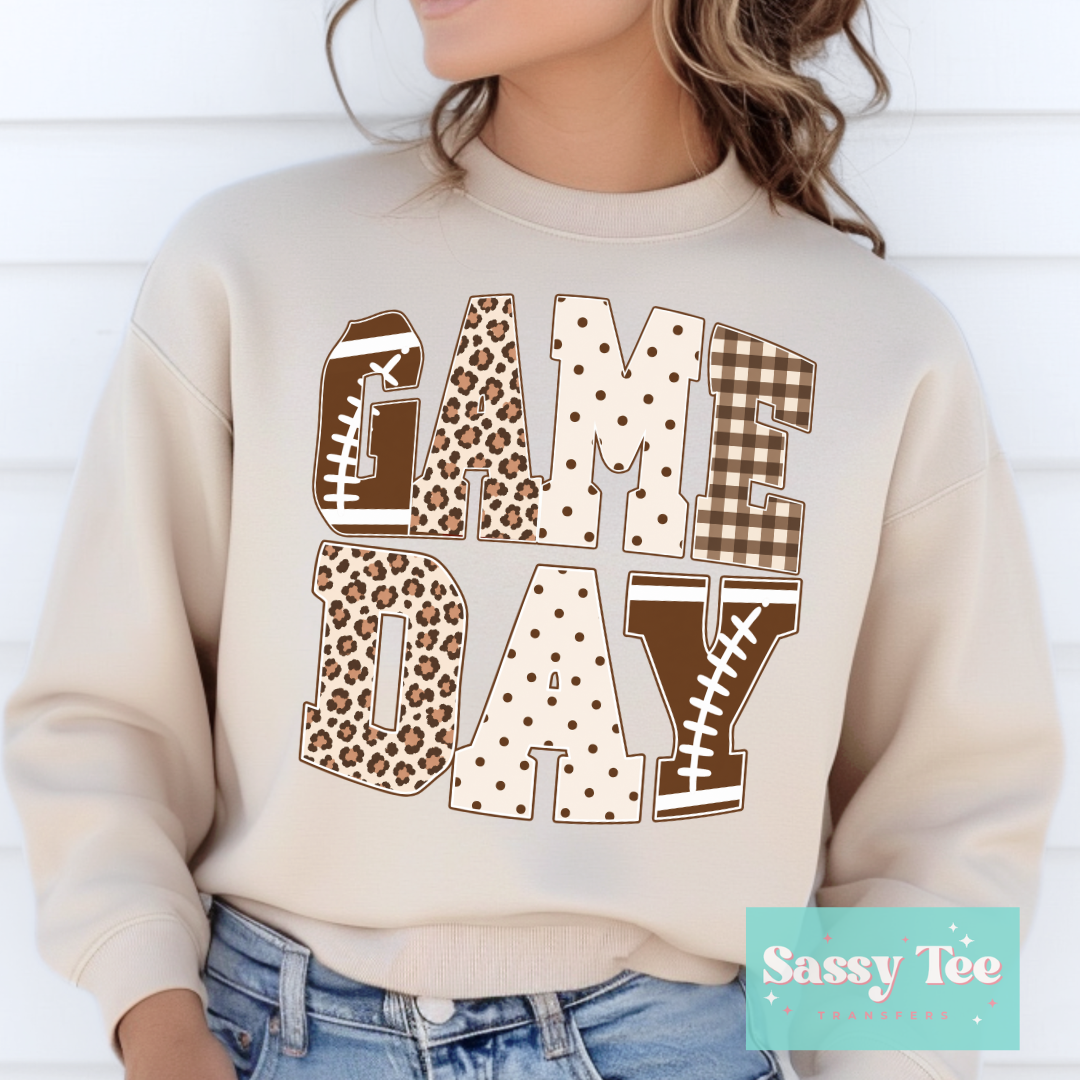 GAME DAY PREPPY LEOPARD PLAID **Preorder/Restock Ships in 5-10 biz days**