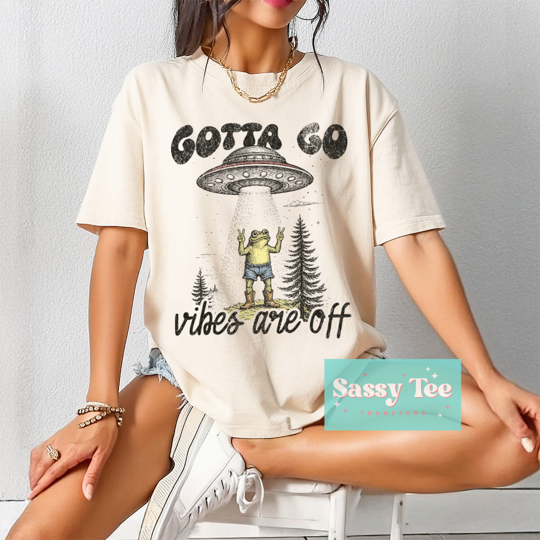 GOTTA GO VIBES OFF FROG **Preorder/Restock Ships in 5-10 biz days**