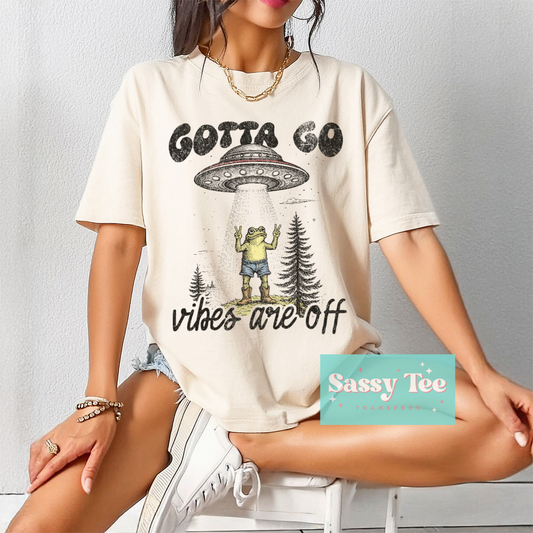 GOTTA GO VIBES OFF FROG **Preorder/Restock Ships in 5-10 biz days**