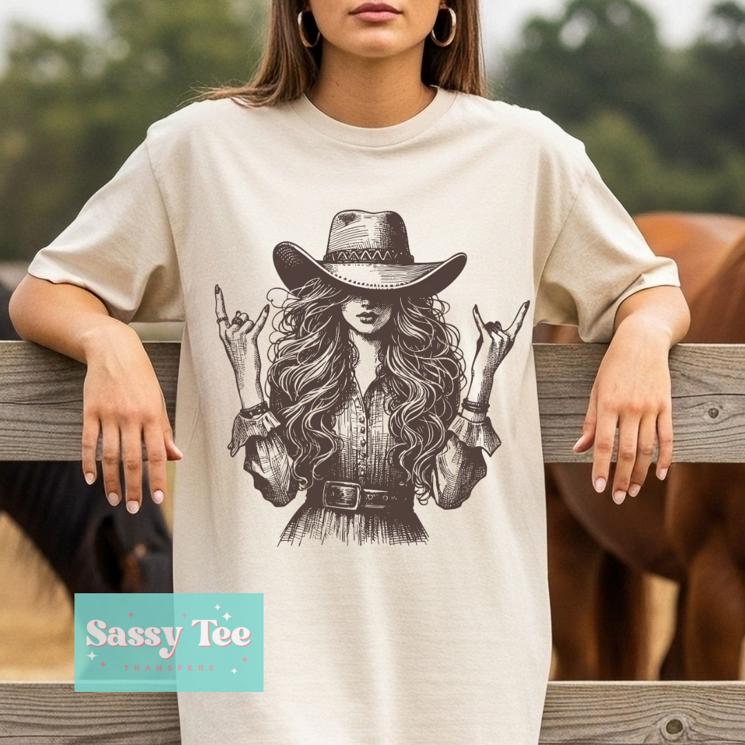 ROCK ON COWGIRL **Preorder/Restock Ships in 5-10 biz days**