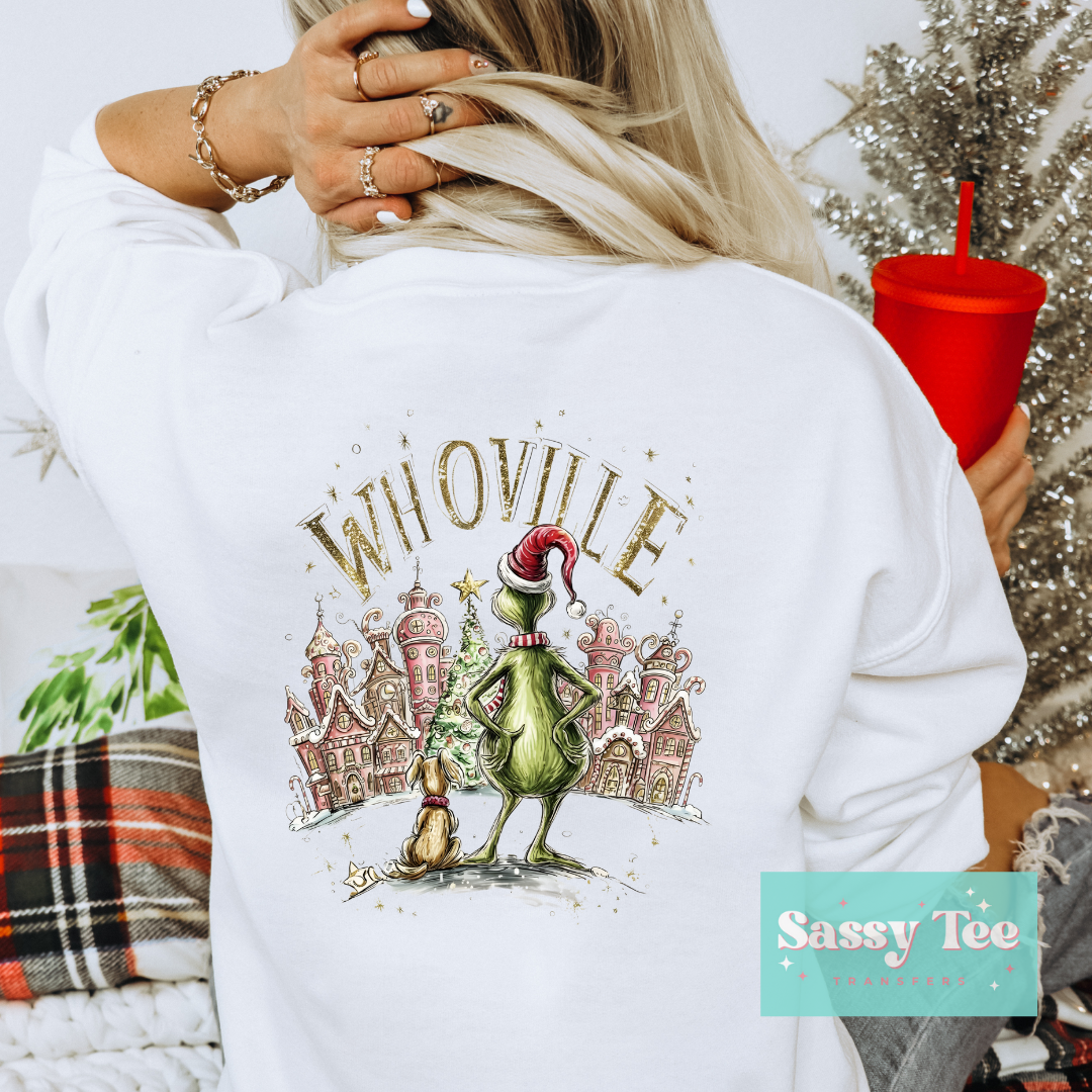 WHOVILLE GOLD Front + Back Options **Preorder/Restock Ships in 5-10 biz days**