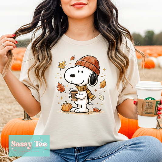 AUTUMN FALL DOG SNOOP **Preorder/Restock Ships in 5-10 biz days**