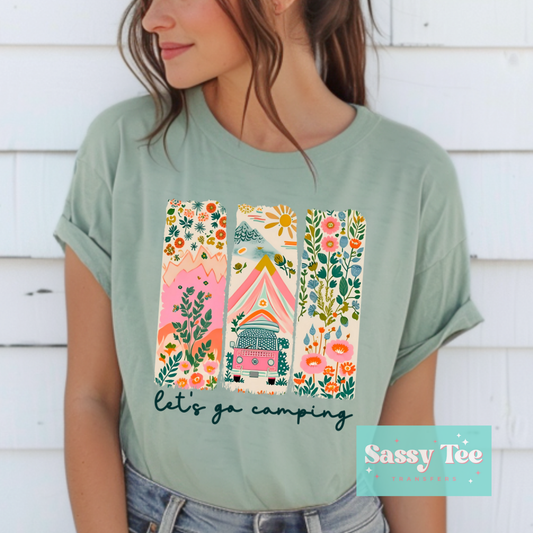 LET'S GO CAMPING ART **Preorder Ships in 5-10 biz days**