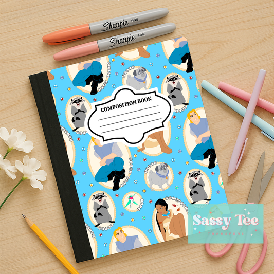 BLUE COLOR OF WIND FRIENDSHIP BEADS Peel + Stick Notebook Cover SET
