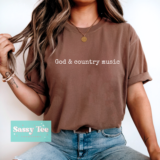 GOD & COUNTRY MUSIC **Preorder/Restock Ships in 5-10 biz days**