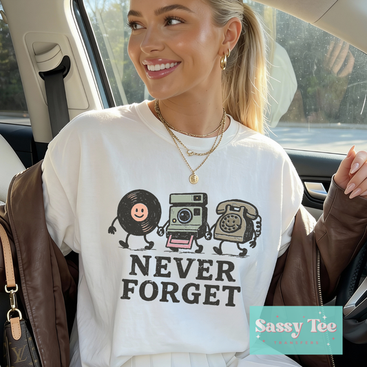 NEVER FORGET CLASSICS VINTAGE **Preorder/Restock Ships in 5-10 biz days**