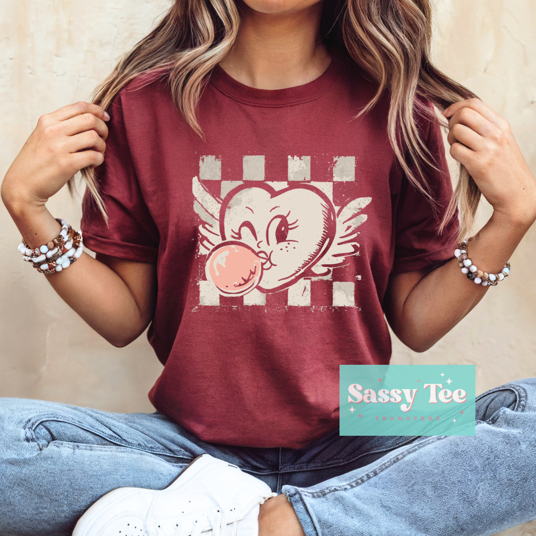 RETRO HEART BUBBLEGUM **Preorder/Restock Ships in 5-10 biz days**