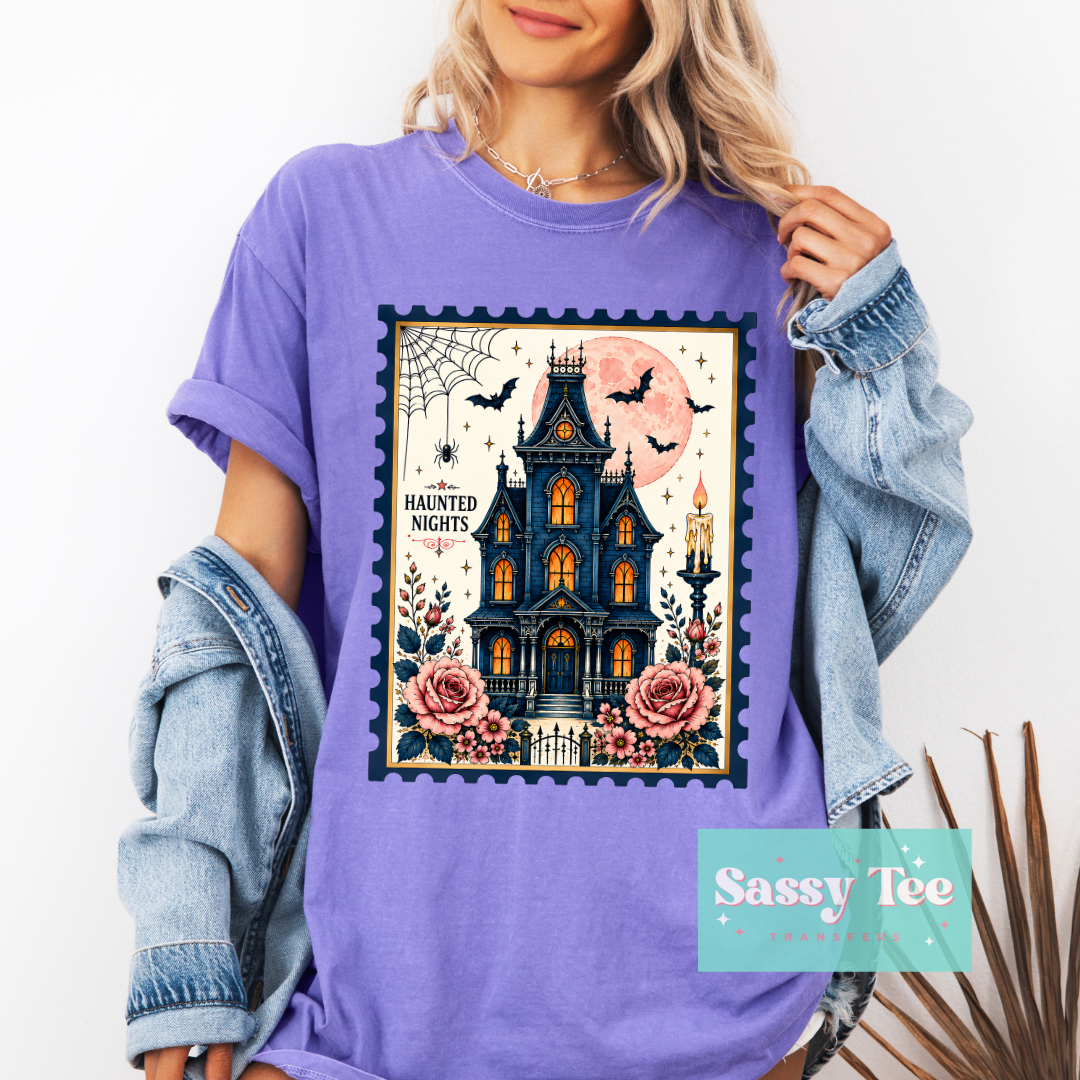 HAUNTED HOUSE ROSES STAMP **Preorder/Restock Ships in 5-10 biz days**