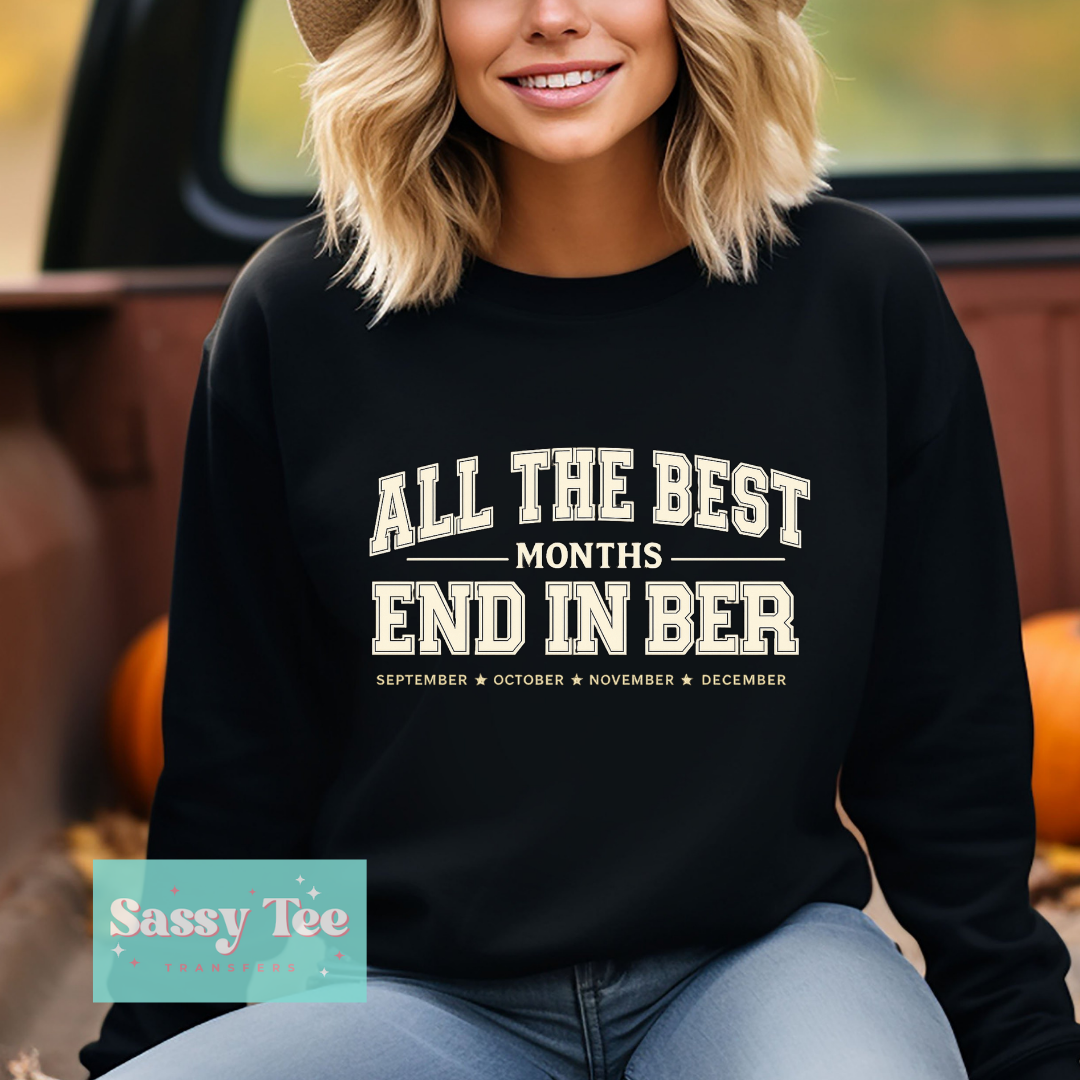 ALL THE BEST MONTHS END IN BER **Preorder/Restock Ships in 5-10 biz days**