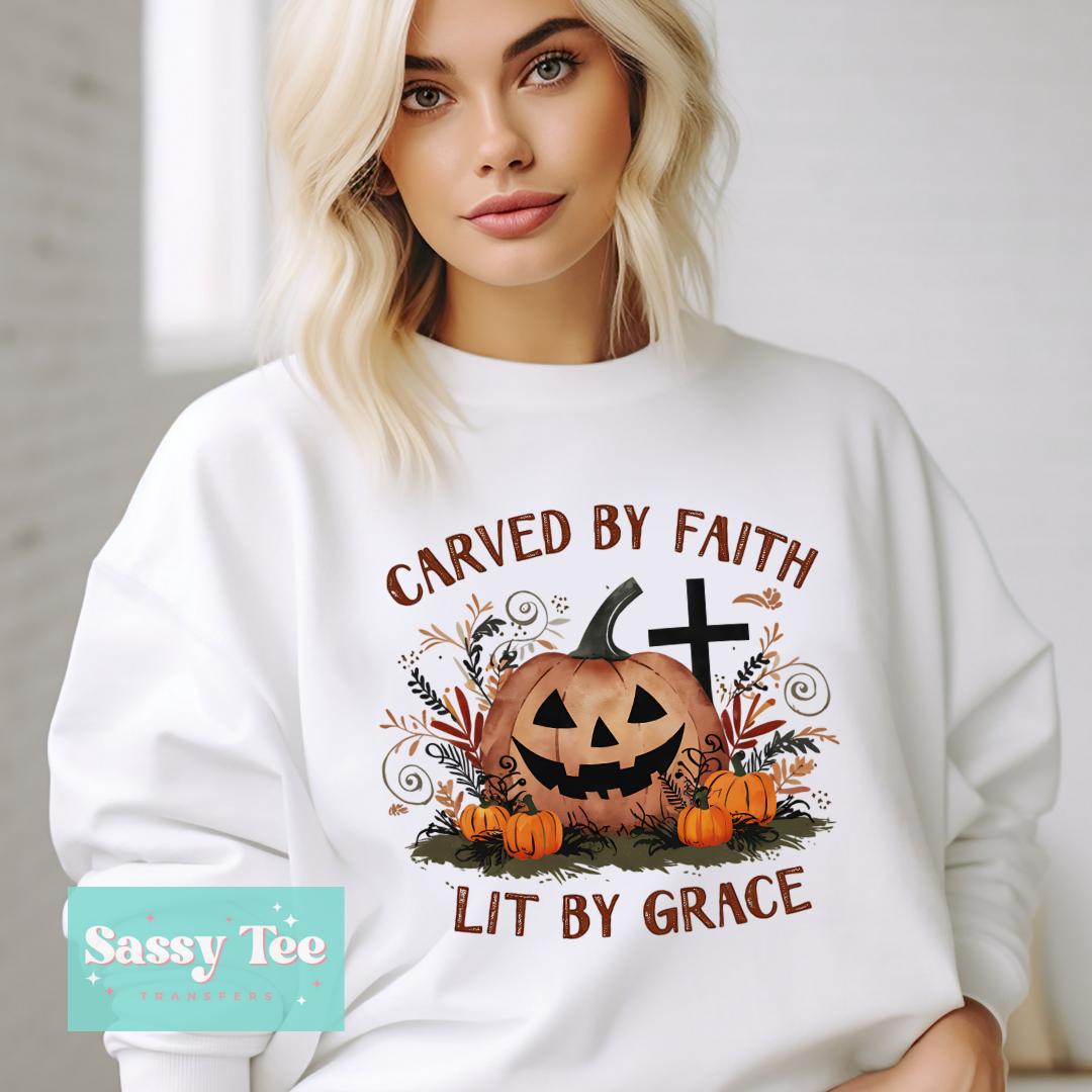 CARVED BY FAITH FALL PUMPKIN **Preorder/Restock Ships in 5-10 biz days**