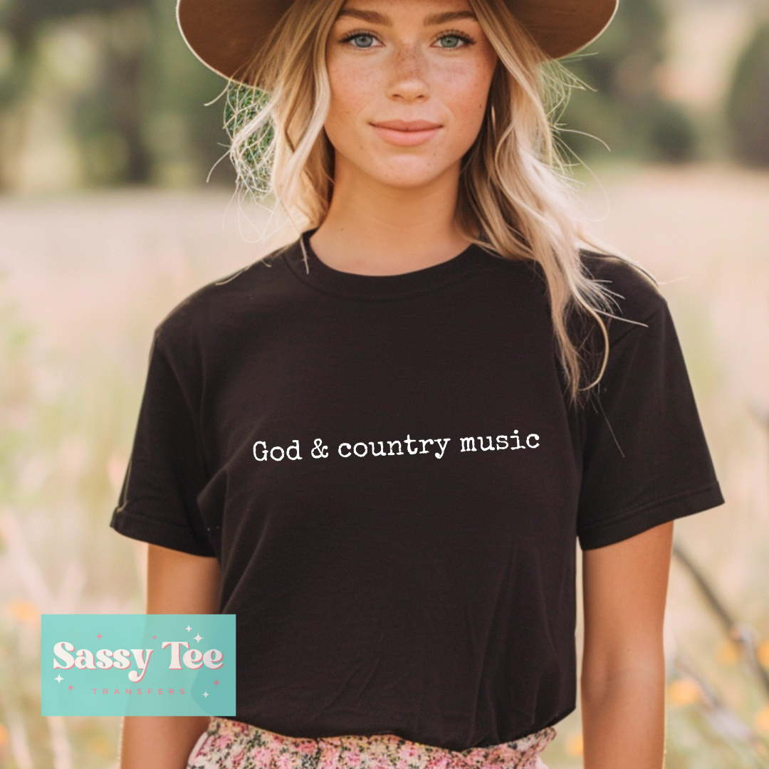 GOD & COUNTRY MUSIC **Preorder/Restock Ships in 5-10 biz days**