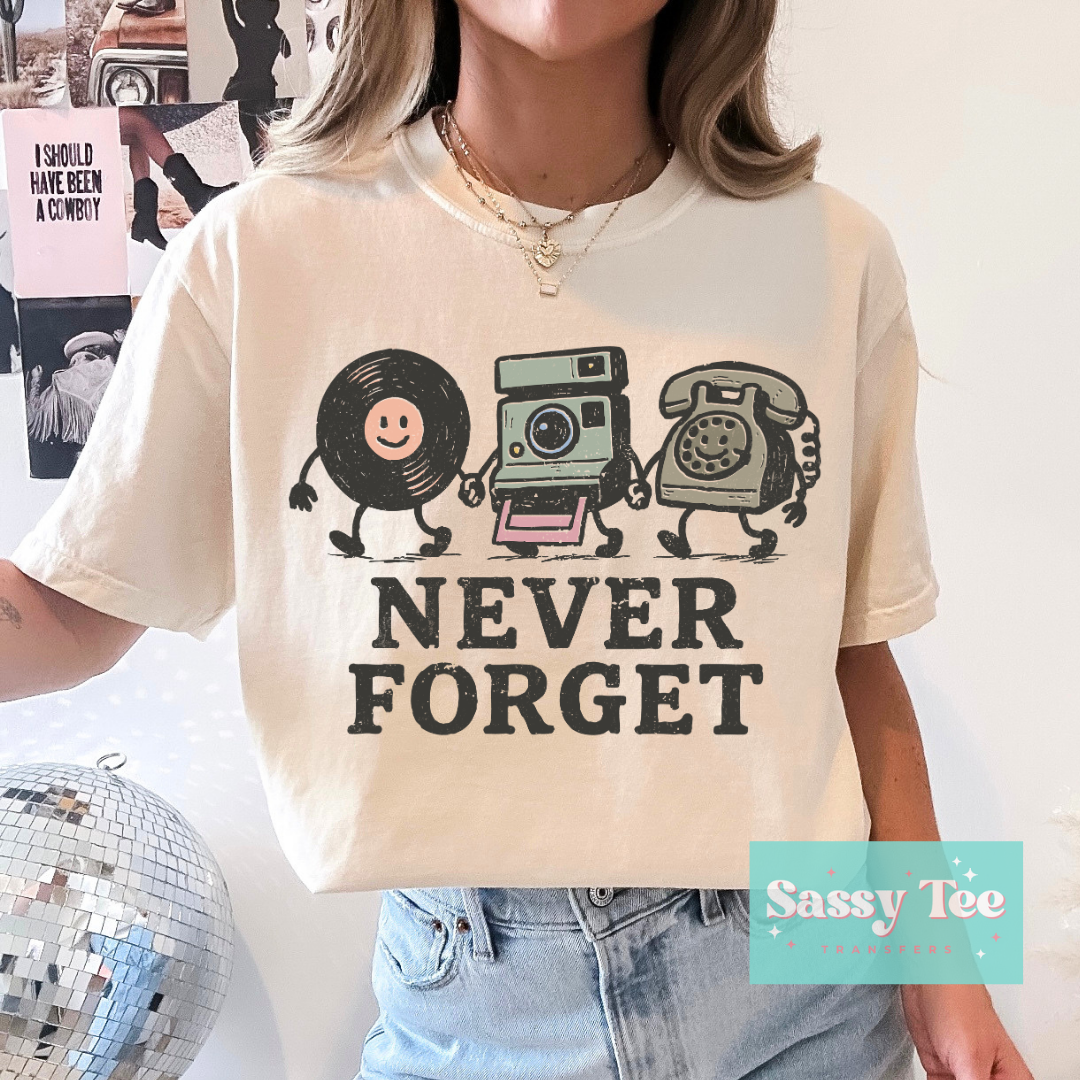 NEVER FORGET CLASSICS VINTAGE **Preorder/Restock Ships in 5-10 biz days**