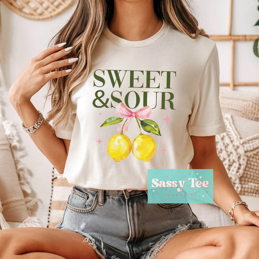 SWEET & SOUR LEMON PINK BOW **Preorder Ships in 5-10 biz days**