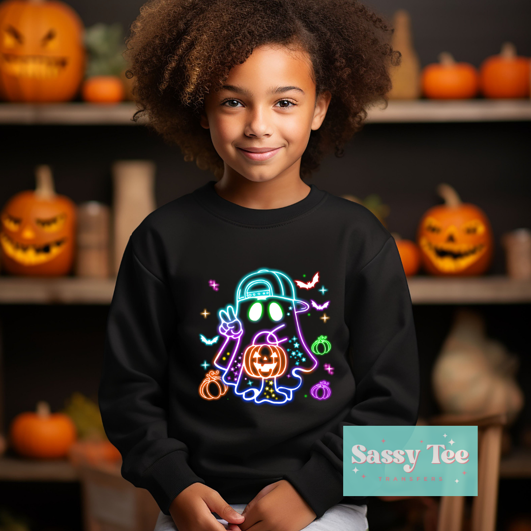 GHOST COLORS HALLOWEEN Kids, Boy/Girl Options