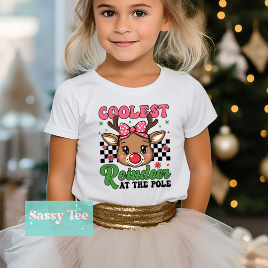 COOLEST REINDEER Kids Girl/Boy Options **Restock Preorder Ships in 5-10 biz days**