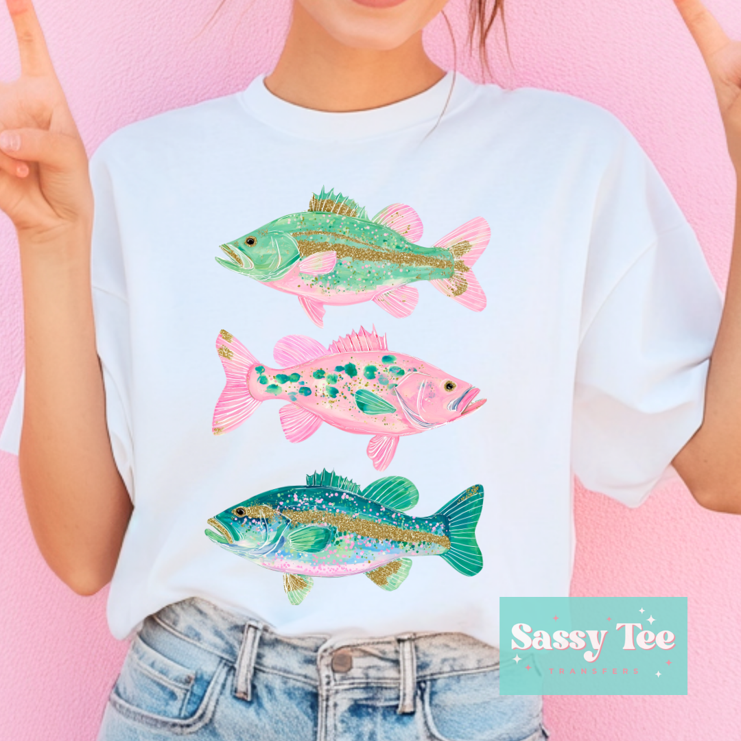 FISH PREPPY BASS COASTAL **Preorder/Restock Ships in 5-10 biz days**