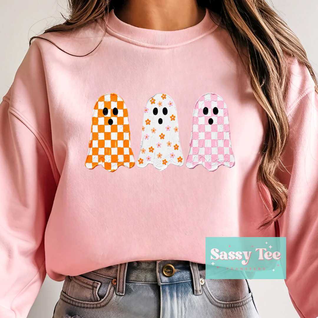 GHOSTS RETRO CHECKER FAUX TEXTURE PAINT **Preorder/Restock Ships in 5-10 biz days**