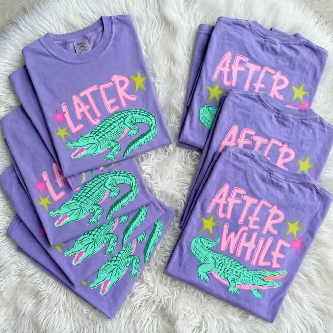 LATER GATOR AFTERWHILE VIRAL Front + Back SET **Preorder/Restock Ships in 5-10 biz days**