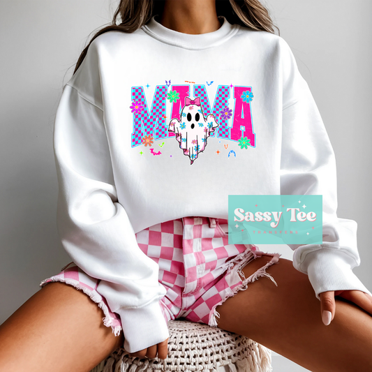 MAMA BRIGHT RETRO GHOST BOW **Preorder/Restock Ships in 5-10 biz days**