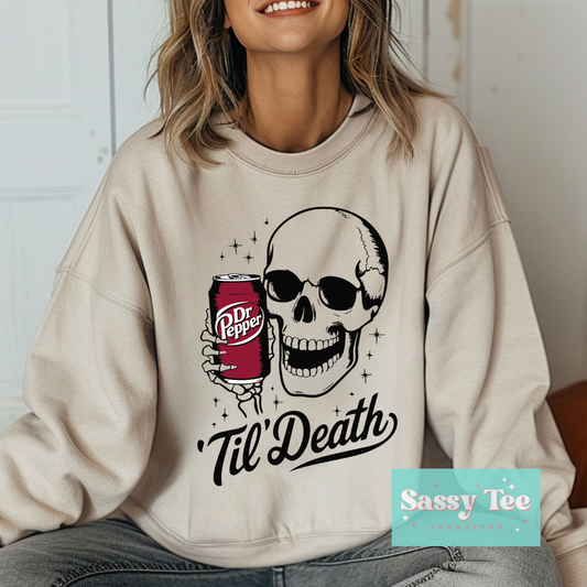 DR PEPPER SODA 'TIL DEATH SKELETON **Preorder/Restock Ships in 5-10 biz days**
